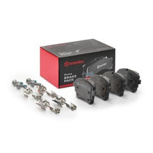 Load image into Gallery viewer, Brembo P 85 165X (P-85-165X) Brake Pad Set Prepared for Wear Indicator, for Akebono Calipers – Fits Audi A4 A5 A6 A7 A8 Q5 Q7 Q8 RS4 RS5 S4 S5 S6 S7 S8, e-tron &amp; VW Touareg CR7 – OEM Replacement
