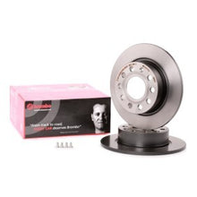 Load image into Gallery viewer, Genuine Brembo Coated Disc Line Brake Disc Rotor 08.9502.11 – Solid, Coated, 253mm x 10mm, 5-Hole, With Bolts/Screws, OE Replacement
