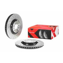 Load image into Gallery viewer, Brembo 09.C306.1X Drilled/Perforated &amp; Vented High-Carbon Coated Brake Disc (Rotor) 340mm x 30mm - With Bolts &amp; Screws
