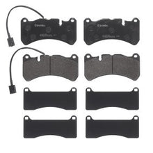 Load image into Gallery viewer, Brembo P 23 186 Brake Pad Set with Anti-Squeak Plate (P23 186 / P-23-186) | For Alfa Romeo Giulia Quadrifoglio 2.9 (952) &amp; Stelvio Quadrifoglio 2.9 Q4 (949) with Brembo Calipers | Genuine Brembo Performance Pads
