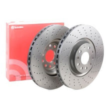Load image into Gallery viewer, Brembo 09.C306.1X Drilled/Perforated &amp; Vented High-Carbon Coated Brake Disc (Rotor) 340mm x 30mm - With Bolts &amp; Screws
