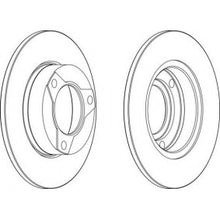 Load image into Gallery viewer, Ferodo Premier DDF004 Solid Brake Disc 257mm 3 Hole 10mm Thick - Single Rotor (No Bolts or Screws)
