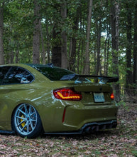Load image into Gallery viewer, TR87 V2 Adjustable Pre-Preg 2x2 Twill Carbon Fibre Rear Wing Spoiler for BMW M2/M3/M4 (F87 F80 F82 G80 G82) - Flat Boot Fitment
