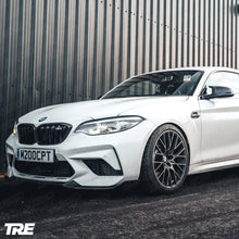 Load image into Gallery viewer, BMW M2 Competition F87 (2018-2021) CS Style Front Splitter / Front Lip Spoiler - TRE Pre-preg Carbon Fibre, 2x2 Twill, OEM Fit
