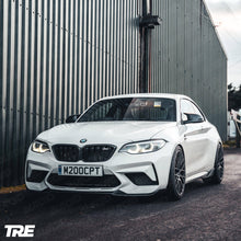 Load image into Gallery viewer, BMW M2 Competition F87 (2018-2021) CS Style Front Splitter / Front Lip Spoiler - TRE Pre-preg Carbon Fibre, 2x2 Twill, OEM Fit

