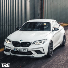 Load image into Gallery viewer, BMW M2 Competition F87 (2018-2021) CS Style Front Splitter / Front Lip Spoiler - TRE Pre-preg Carbon Fibre, 2x2 Twill, OEM Fit
