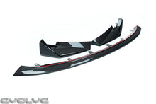 Load image into Gallery viewer, BMW M3/M4 G80 G81 G82 G83 (2021+) CSL Style Front Splitter – TRE Pre-Preg Carbon Fibre 2x2 Twill (3-Piece) | G8X Front Lip Spoiler OEM+ Fitment
