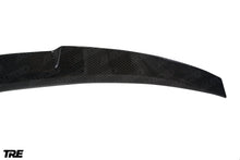 Load image into Gallery viewer, TRE Pre-Preg Carbon Fibre Rear Boot Lip Spoiler for BMW M4 G82 (2021+) &amp; 4 Series G22 (2020+) – 2x2 Twill Weave, OEM+ Fit
