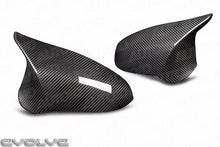 Load image into Gallery viewer, TRE Pre-Preg Dry Carbon Fibre Wing Mirror Covers (2x2 Twill) | OEM Replacement Mirror Caps for BMW M2 Competition F87 2018-2021, M3 F80 2014-2019, M4 F82/F83 2015-2020
