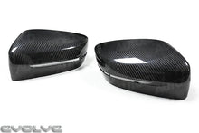 Load image into Gallery viewer, TRE Dry Pre-Preg Carbon Fibre Wing Mirror Covers (Replacement Caps) for BMW G20 G21 3 Series, G22 G23 G26 4 Series, G30 G31 5 Series, G32 6 Series GT, G14 G15 G16 8 Series – 2x2 Twill OEM-Style
