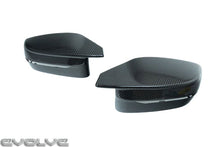 Load image into Gallery viewer, TRE Pre-preg Carbon Fibre Wing Mirror Covers/Caps (2x2 Twill, Gloss) for BMW G87 M2, G80/G81 M3, G82/G83 M4, G42 M240i, G20/G21 M340i LCI – Pair
