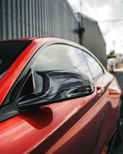 Load image into Gallery viewer, BMW M2 Competition F87 2018-2021, M3 F80 2014-2019, M4 F82 F83 2015-2020 Pre-Preg Dry Carbon Fibre Wing Mirror Covers 2x2 Twill - Full Replacement Caps by TRE
