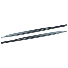 Load image into Gallery viewer, Volkswagen Golf R Mk8 Carbon Fibre Side Skirts ID-01 (2020+) | CFRP 2x2 Twill Weave Side Skirt Extensions / Side Blades Rocker Extensions
