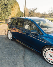 Load image into Gallery viewer, Volkswagen Golf R Mk8 Carbon Fibre Side Skirts ID-01 (2020+) | CFRP 2x2 Twill Weave Side Skirt Extensions / Side Blades Rocker Extensions
