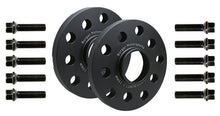 Load image into Gallery viewer, 15mm VAG Wheel Spacer Kit (57.1mm) w/10 Black Extended Wheel Bolts (Pair, 2 Wheels)
