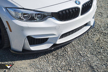 Load image into Gallery viewer, Vorsteiner EVO Aero Carbon Fibre Front Splitter / Front Lip for BMW M3 &amp; M4 F80 F82 F83 (2014-2021) | Carbon Fiber Lip Spoiler, OEM Fitment

