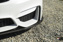 Load image into Gallery viewer, Vorsteiner EVO Aero Carbon Fibre Front Splitter / Front Lip for BMW M3 &amp; M4 F80 F82 F83 (2014-2021) | Carbon Fiber Lip Spoiler, OEM Fitment
