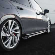 Load image into Gallery viewer, ZAERO Design EVO-1 Gloss Black Side Skirt Extensions for VW Golf Mk8 &amp; Mk8.5 (GTI, R, GTE, GTD, R-Line) 2020+
