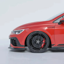 Load image into Gallery viewer, VW Golf GTI Clubsport Mk8 EVO-1 Gloss Black Front Splitter by ZAERO (2020+)
