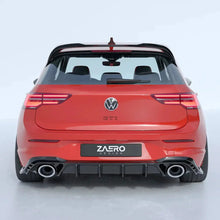 Load image into Gallery viewer, VW Golf GTI Clubsport Mk8 EVO-1 Gloss Black Rear Diffuser by ZAERO (2020+)
