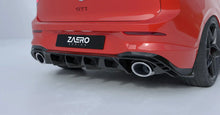 Load image into Gallery viewer, VW Golf GTI Clubsport Mk8 EVO-1 Gloss Black Rear Diffuser by ZAERO (2020+)
