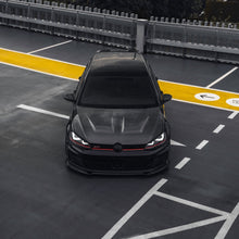 Load image into Gallery viewer, Volkswagen VW Golf GTI Mk7 &amp; Golf GTD Mk7 Front Splitter / Front Lip Spoiler - ZAERO Design EVO-1 Gloss Black (2013-2017)

