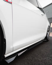 Load image into Gallery viewer, Volkswagen VW Golf R/GTI/GTD MK7/MK7.5 EVO-1 Gloss Black ABS Side Skirts Side Skirt Extensions by ZAERO Design (2014-2020)
