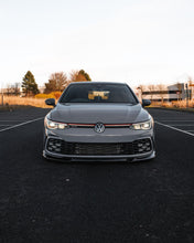 Load image into Gallery viewer, Volkswagen Golf 8 Mk8 GTI &amp; R-Line EVO-1 Gloss Black Front Splitter by ZAERO Design - ABS Front Lip Spoiler (2020+)
