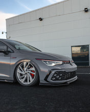 Load image into Gallery viewer, Volkswagen Golf 8 Mk8 GTI &amp; R-Line EVO-1 Gloss Black Front Splitter by ZAERO Design - ABS Front Lip Spoiler (2020+)
