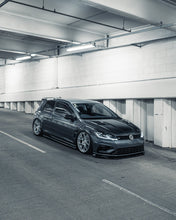Load image into Gallery viewer, Volkswagen Golf R Mk7.5 Facelift 2017-2020 ZAERO Design EVO-1 Gloss Black Front Splitter - ABS Front Lip Spoiler - TÜV Certified
