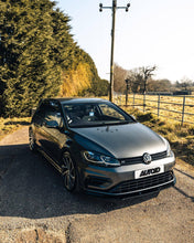 Load image into Gallery viewer, Volkswagen Golf R Mk7.5 Facelift 2017-2020 ZAERO Design EVO-1 Gloss Black Front Splitter - ABS Front Lip Spoiler - TÜV Certified
