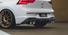 Load image into Gallery viewer, Volkswagen Golf R Mk8 (Golf 8 R) Rear Diffuser EVO-1 Gloss Black ABS by ZAERO Design | Fits 2020-2024 | OEM+ Rear Valance Styling Upgrade
