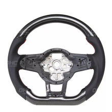 Load image into Gallery viewer, VW Volkswagen Golf Mk7/Mk7.5 Performance Carbon Fibre Steering Wheel Upgrade by OHC - Fits GTI, R &amp; Scirocco (2013-2020) - Custom Flat Bottom, Alcantara or Perforated Leather
