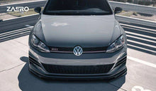 Load image into Gallery viewer, VW GOLF GTI TCR EVO-1 GLOSS BLACK FRONT SPLITTER BY ZAERO (2017-2019)
