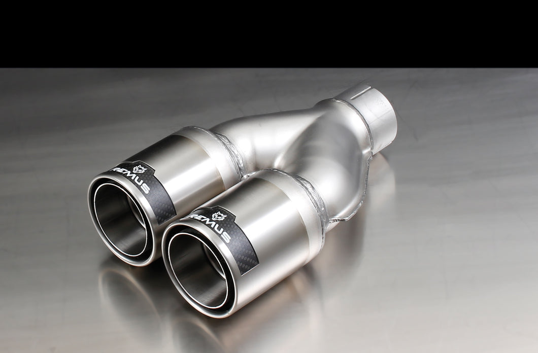 Remus Rear Silencer Left With 2 Tail Pipe 84 66 KW For Audi A3 1.9 TDI