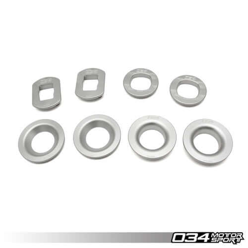 034 Motorsport Billet Aluminium Rear Subframe Mount Insert Kit - E8X/E9X