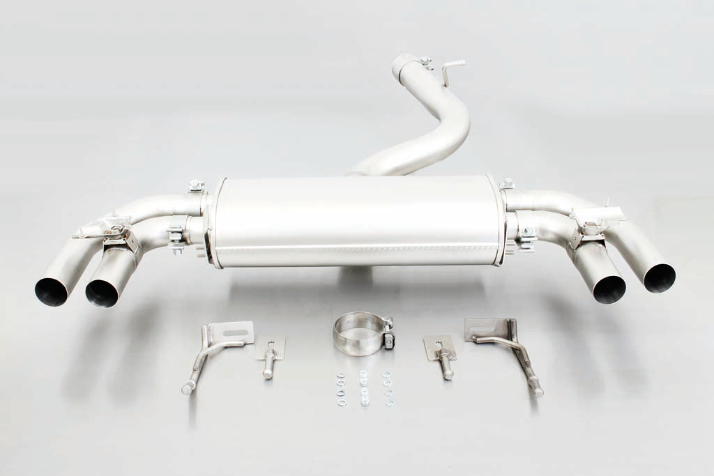 Remus Resonated Turbo back System With 4 tail pipes 2013-2016 For Audi A3 S3 2.0 TFSI Quattro