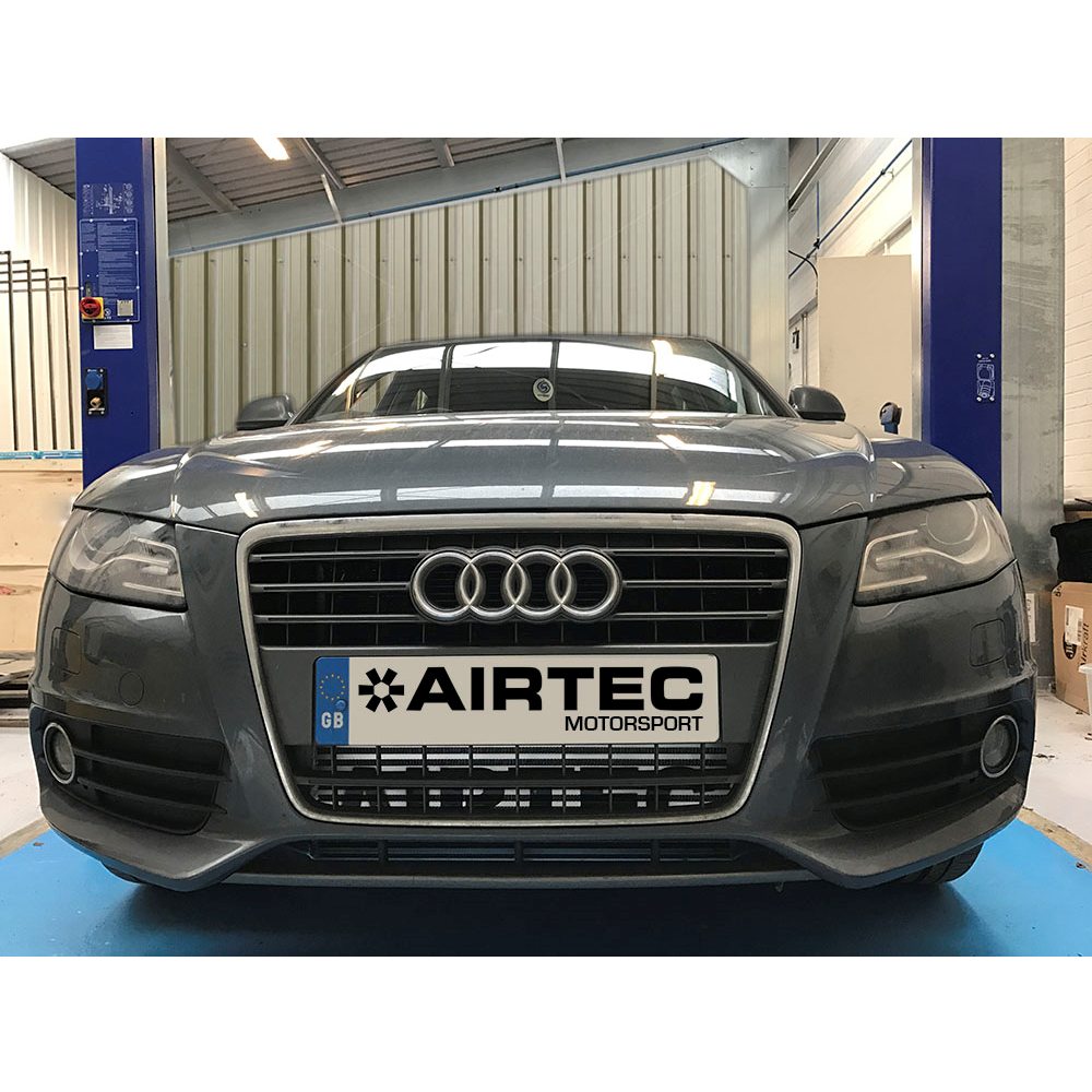 AIRTEC front mount intercooler kit for Audi A4/A5 2.7 & 3.0 TDI, this freer flowing front mount intercooler set up is a direct replacement