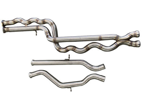 Active Autowerke Equal Length Mid Pipe Non Resonated - F87 LCI M2 Comp