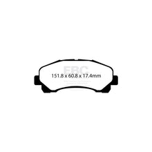 Load image into Gallery viewer, EBC PD08KF714 Isuzu D-MAX Front Brake Kit - Yellowstuff 4000 Pads + USR Slotted 300mm Vented Discs (DP42113R + USR1946) 2012-On 1.9 TD/2.5 TD - Fast Road &amp; Towing Upgrade
