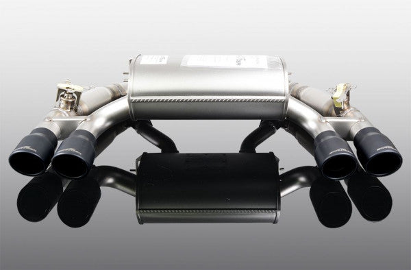 AC Schnitzer Quad Sport Exhaust for BMW X3 F25 (2009-2017) & X4 F26 (2013-2018) - Stainless Rear Silencer with 4x90mm Chrome or Black Tips - Fits Petrol & Diesel (20i/28i/35i, 18d/20d/30d/35d) - Part No 1812226312