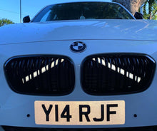 Load image into Gallery viewer, White Luminescent V bar sticker overlay vinyl for your BMW
