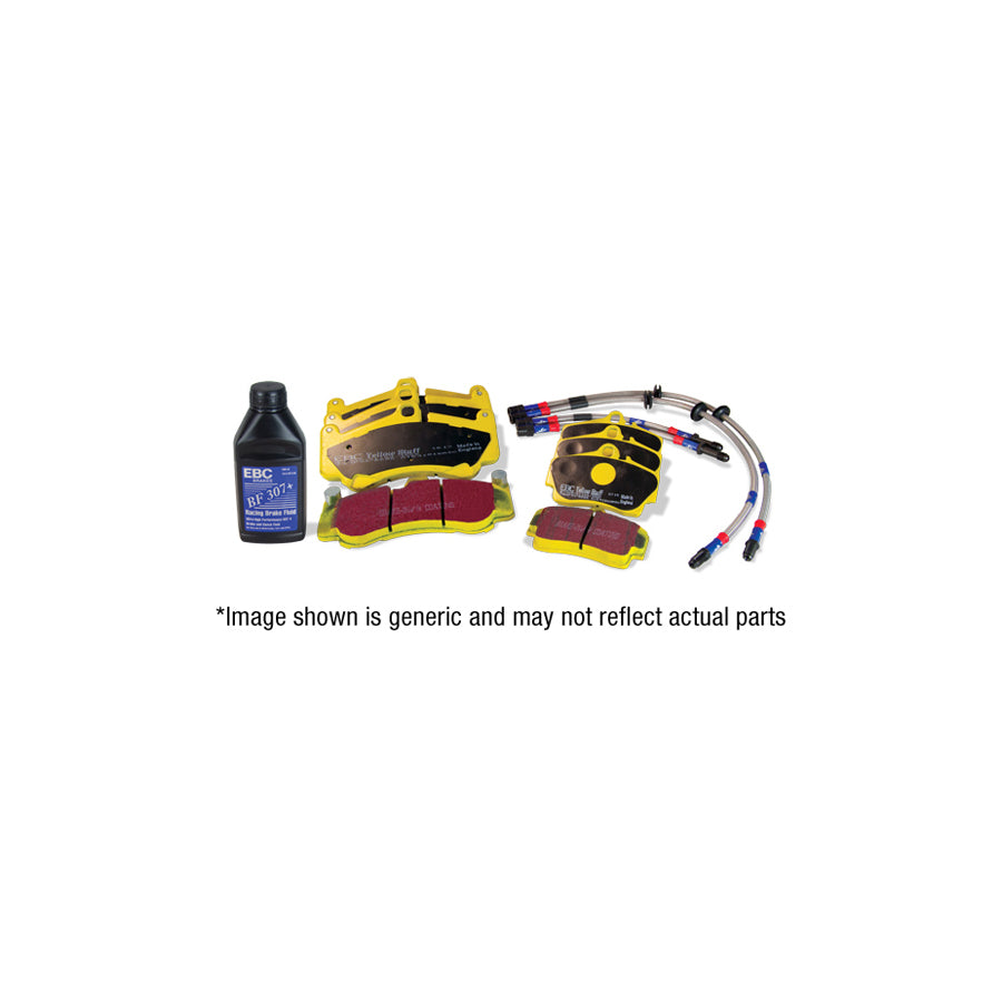 EBC PLK1011 Audi RS5 Yellowstuff Pads and Brake Line Performance Pack