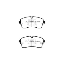 Load image into Gallery viewer, EBC Brakes Greenstuff Front Brake Pads DP62385 for Jaguar E-Pace &amp; Land Rover Defender L663, Discovery 5/Sport L550, Range Rover L405/Sport L494, Evoque L551 | ATE/TRW Front Calipers | Low Dust, ECE R90 Approved
