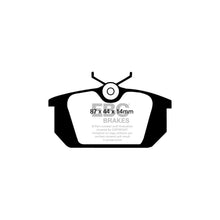 Load image into Gallery viewer, EBC PD13KR178 Yellowstuff Rear Brake Pads &amp; GD Series Grooved Dimpled Discs Kit 240mm (DP4596R + GD286) for Girling/TRW Caliper - Fiat Barchetta/Bravo/Coupe, Marea/Tipo; Lancia Dedra/Delta
