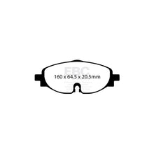 Load image into Gallery viewer, EBC PD02KF483 Audi Skoda VW Redstuff Front Brake Pad &amp; Plain Disc Kit - ATE/TRW Caliper
