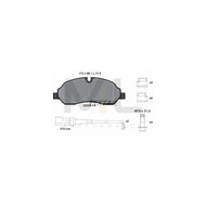 TEXTAR 2203401 Brake Pad Set with Wear Warning Contact, Caliper Screws & Accessories | For Bosch Calipers | 172 x 66.1 x 17 mm