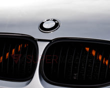 Load image into Gallery viewer, Orange Luminescent V bar sticker overlay vinyl for your BMW
