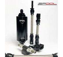 Load image into Gallery viewer, Spool Performance BMW 10 Micron Stainless Steel Inline Fuel Filter - High Flow, E85 Compatible, Washable Mesh - HPFP &amp; Injector Protection - Fits Spool Fuel Pumps/Helix Overdrive - SP-54-HXF10
