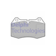 Delphi LP1584 Brake Pads Axle Set for Brembo System – ECE R90 Approved, Low-Metallic, Anti-Squeal – WVA 21471
